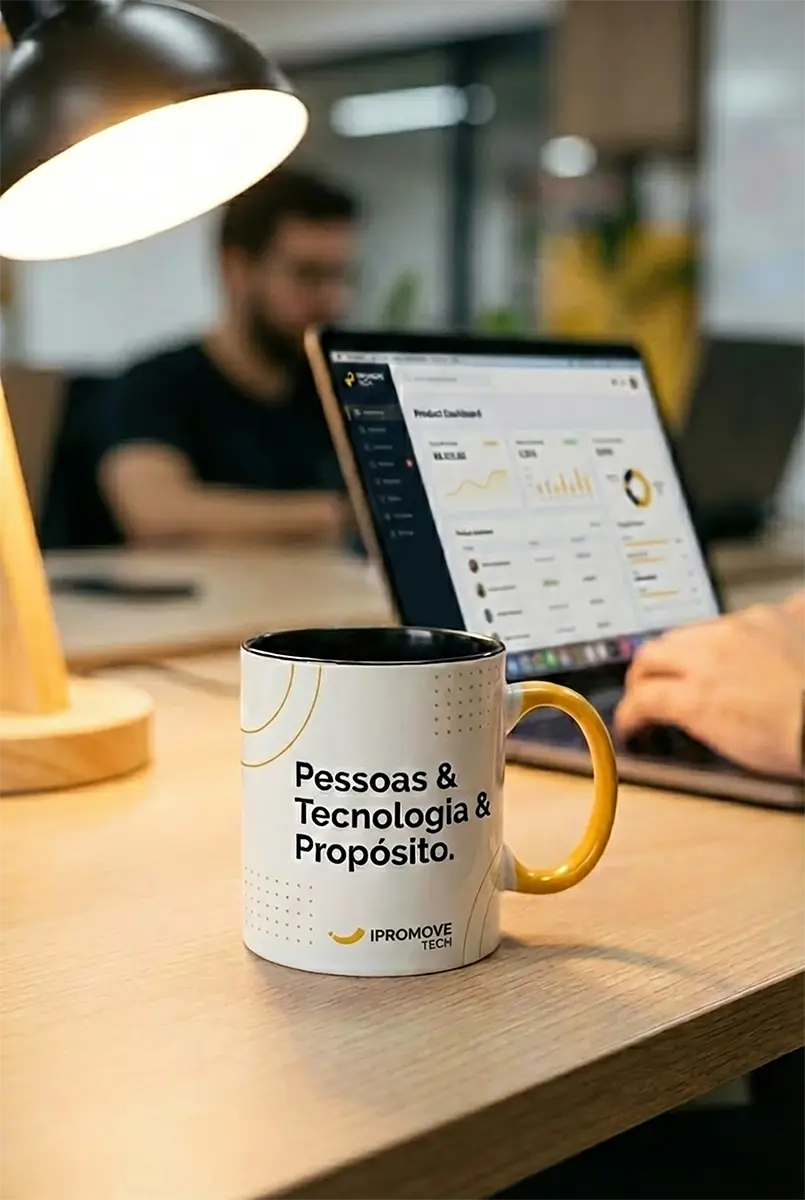 Momento descontraído da equipe Ipromove Tech